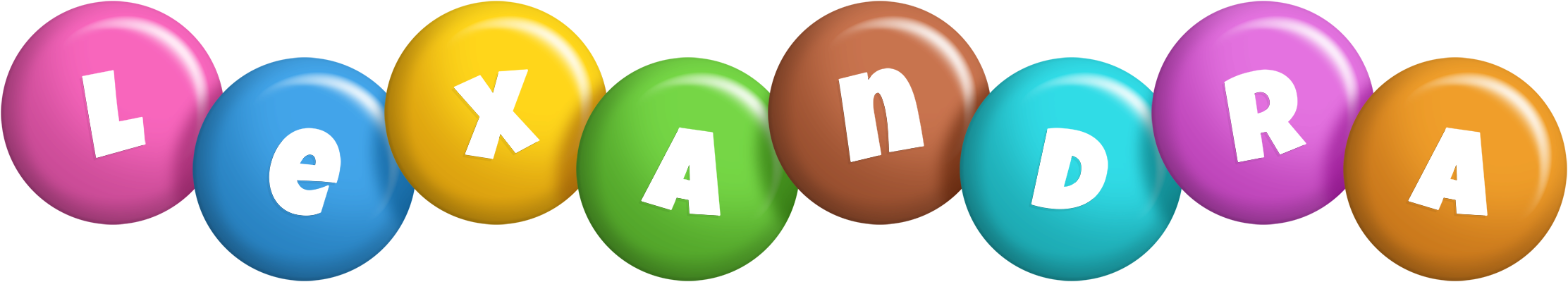 Lexandra candy logo