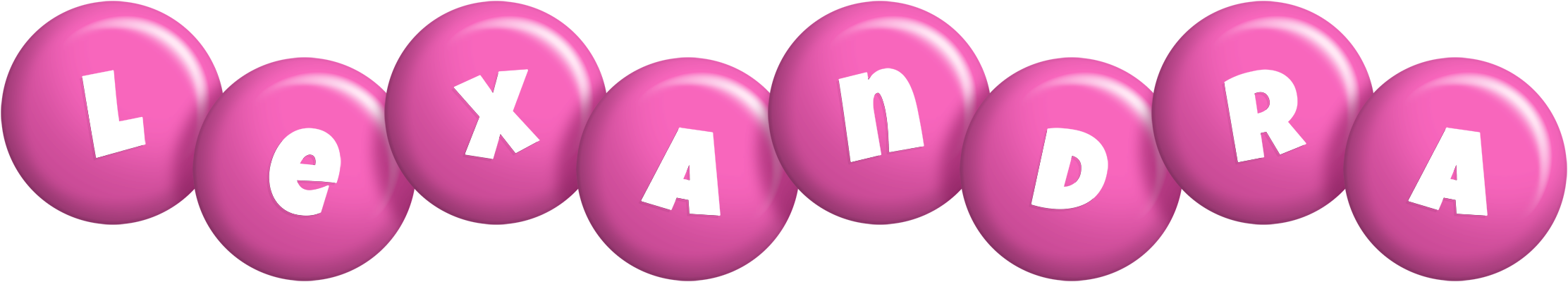 Lexandra candy-pink logo
