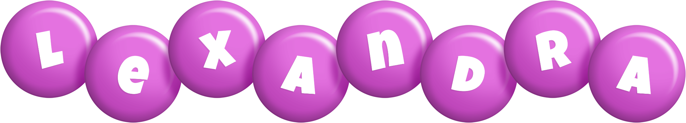 Lexandra candy-purple logo