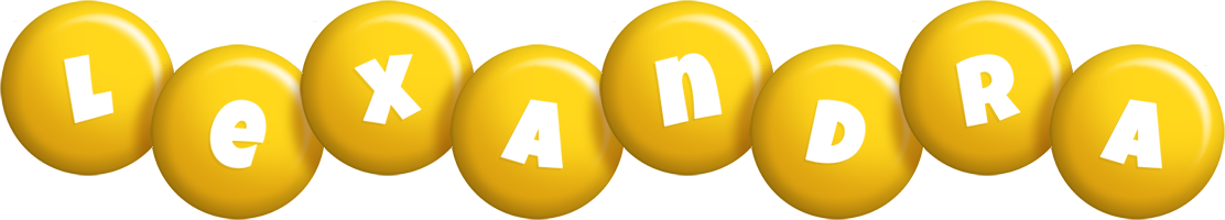 Lexandra candy-yellow logo