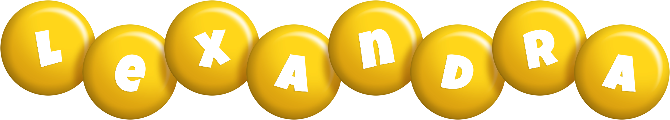 Lexandra candy-yellow logo