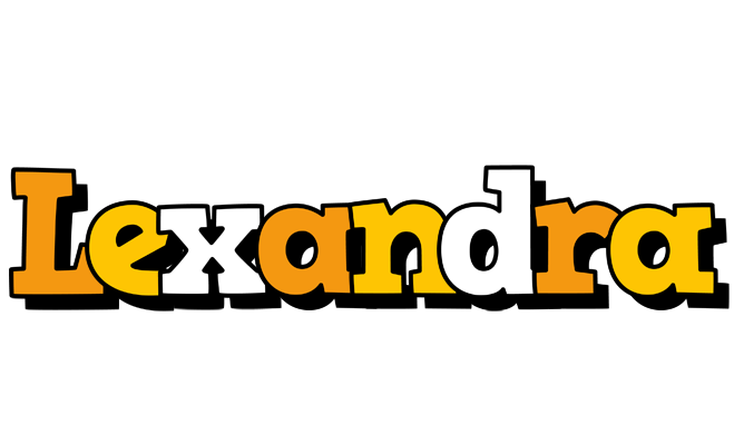 Lexandra cartoon logo