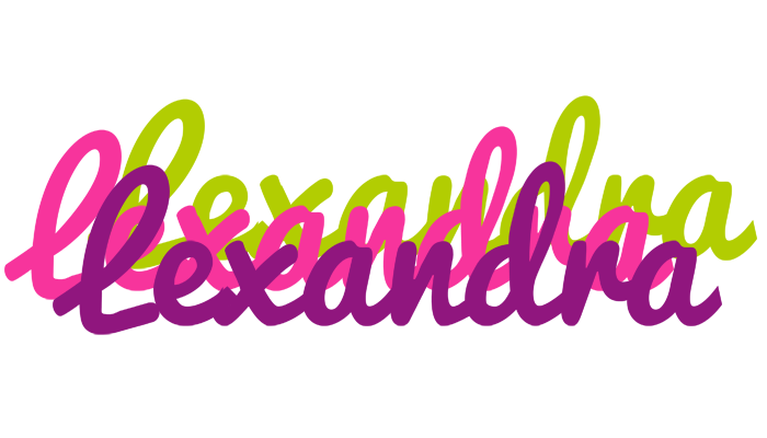 Lexandra flowers logo