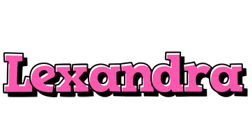 Lexandra girlish logo