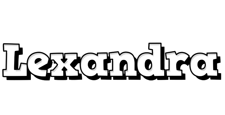 Lexandra snowing logo