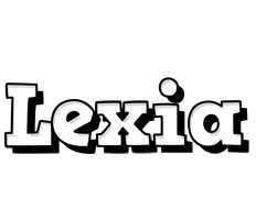 Lexia snowing logo