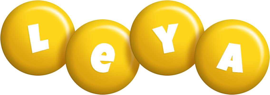 Leya candy-yellow logo
