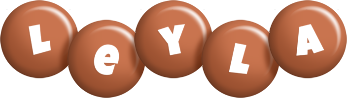 Leyla candy-brown logo