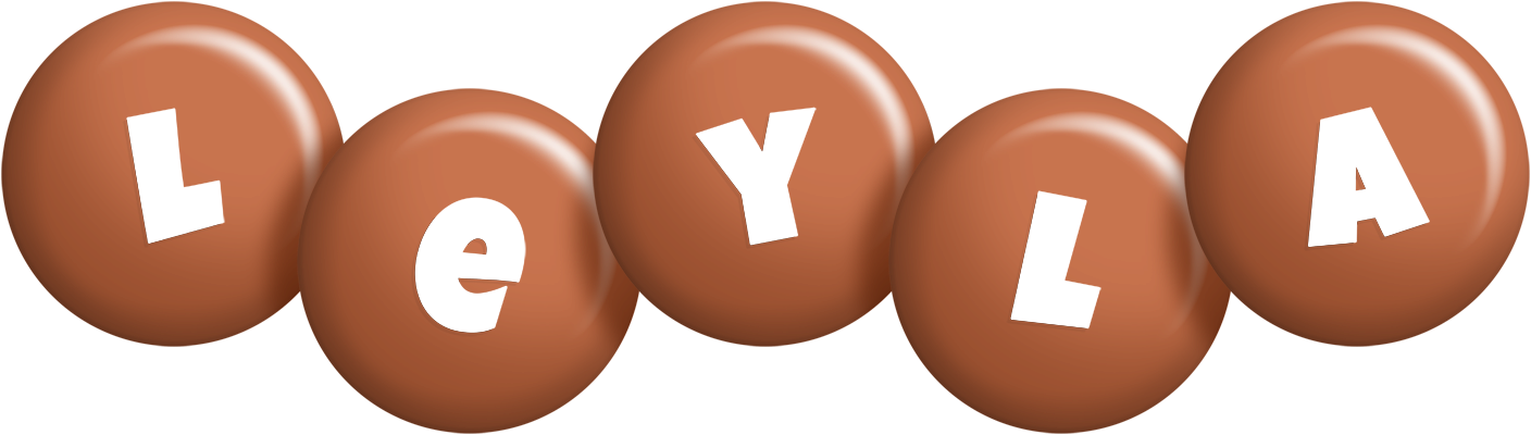 Leyla candy-brown logo