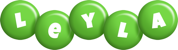Leyla candy-green logo