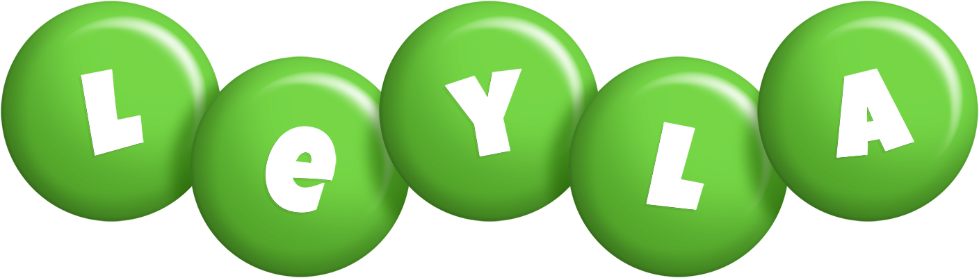 Leyla candy-green logo