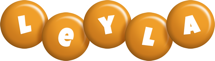 Leyla candy-orange logo