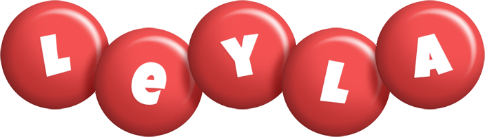 Leyla candy-red logo