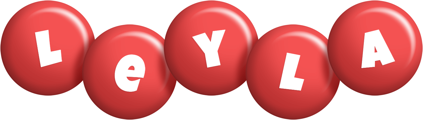 Leyla candy-red logo