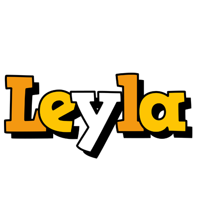 Leyla cartoon logo