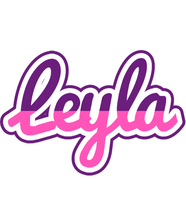 Leyla cheerful logo
