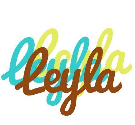 Leyla cupcake logo