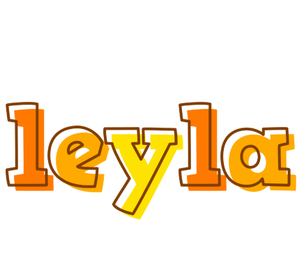 Leyla desert logo