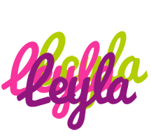 Leyla flowers logo