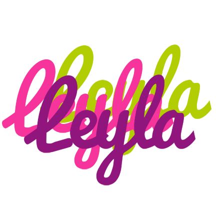 Leyla flowers logo