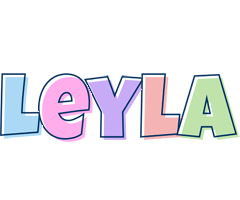 Leyla pastel logo