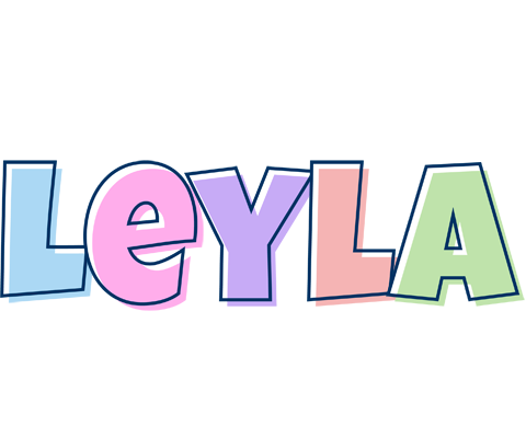 Leyla pastel logo