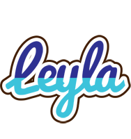Leyla raining logo