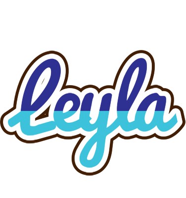 Leyla raining logo