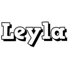 Leyla snowing logo