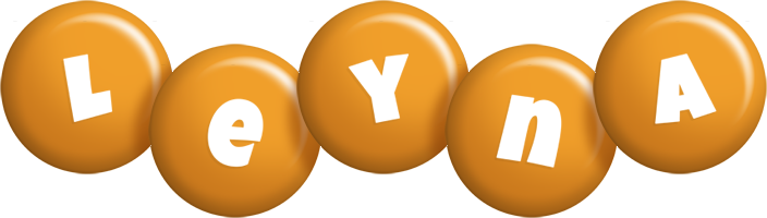 Leyna candy-orange logo