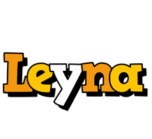 Leyna cartoon logo