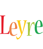 Leyre birthday logo