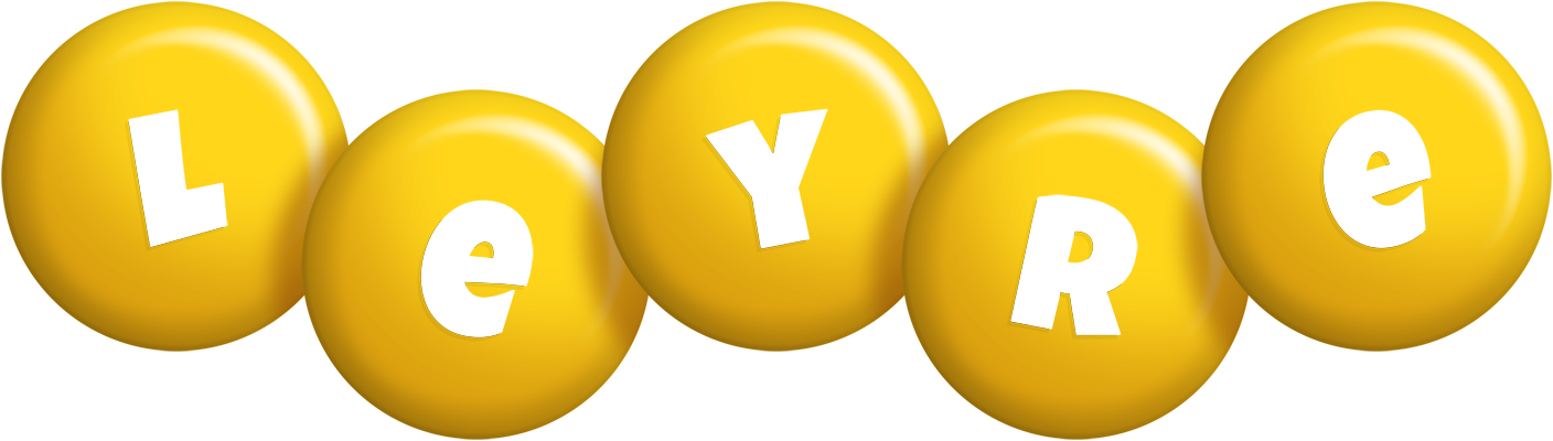 Leyre candy-yellow logo