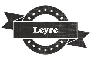 Leyre grunge logo