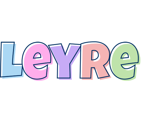 Leyre pastel logo