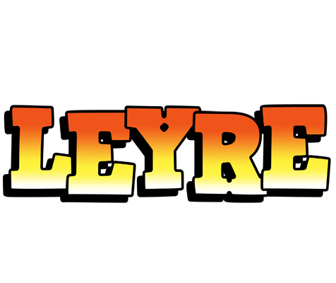 Leyre sunset logo