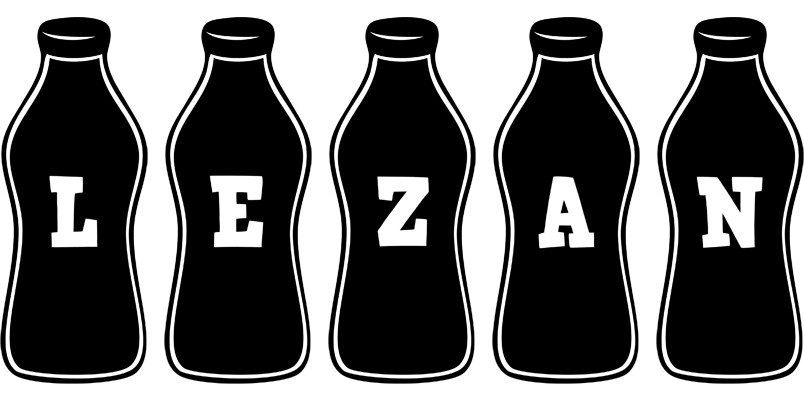Lezan bottle logo