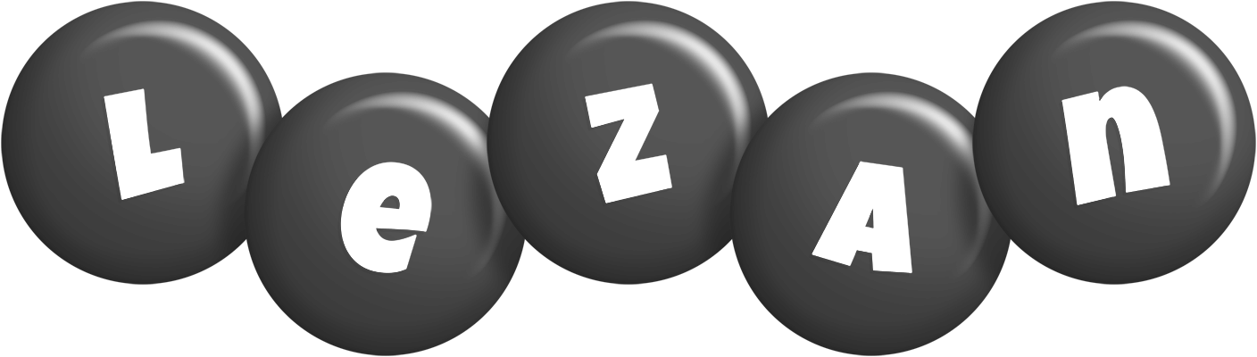 Lezan candy-black logo