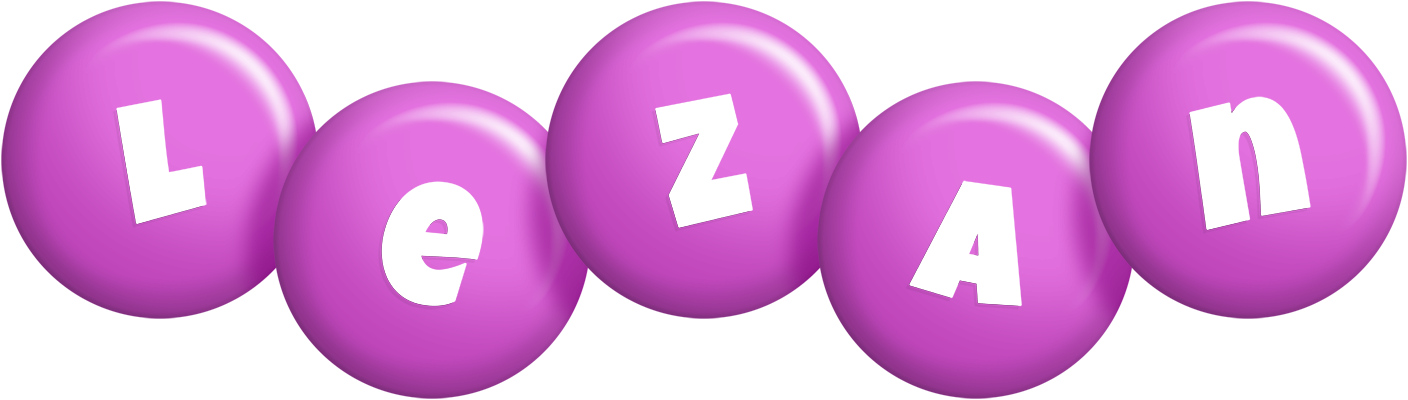 Lezan candy-purple logo
