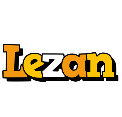 Lezan cartoon logo
