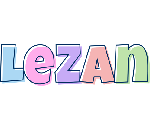 Lezan pastel logo