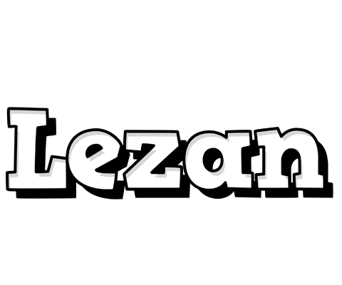 Lezan snowing logo