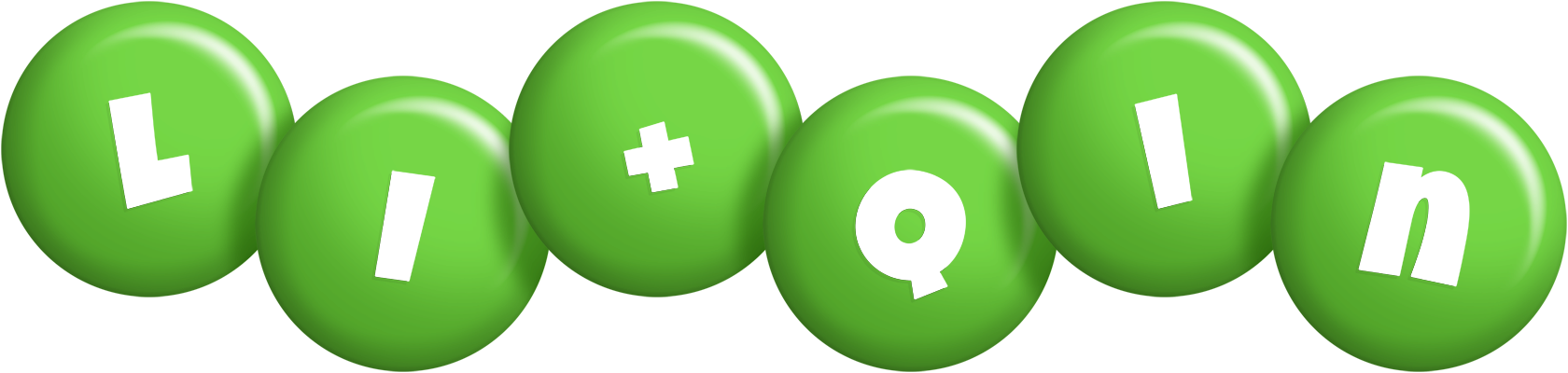 Li Qin candy-green logo
