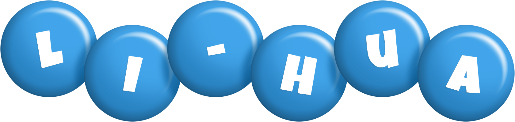 Li-Hua candy-blue logo