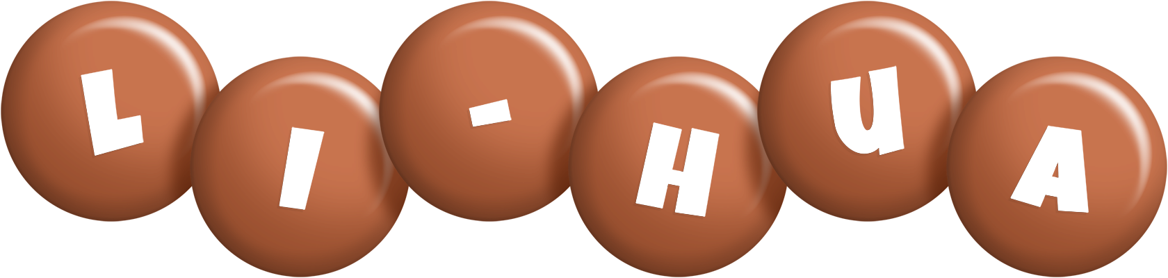 Li-Hua candy-brown logo