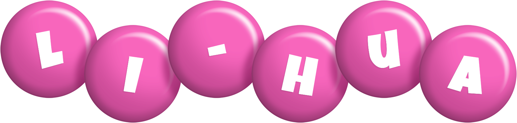 Li-Hua candy-pink logo