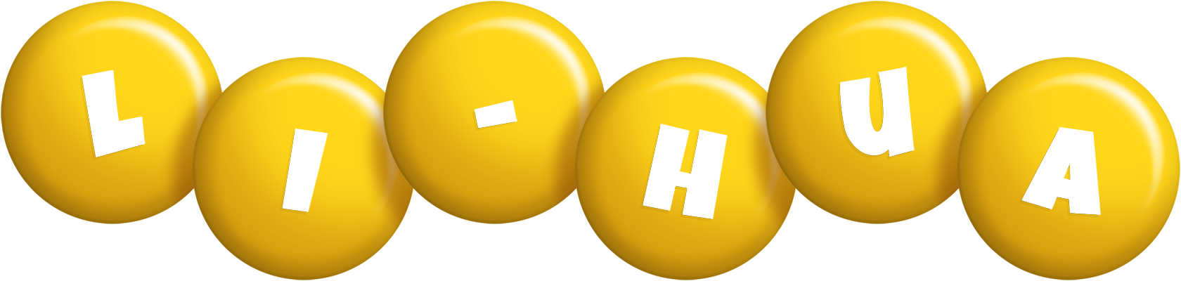 Li-Hua candy-yellow logo