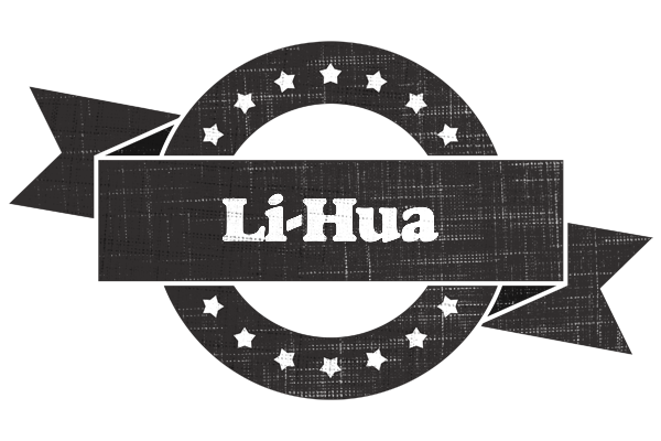 Li-Hua grunge logo