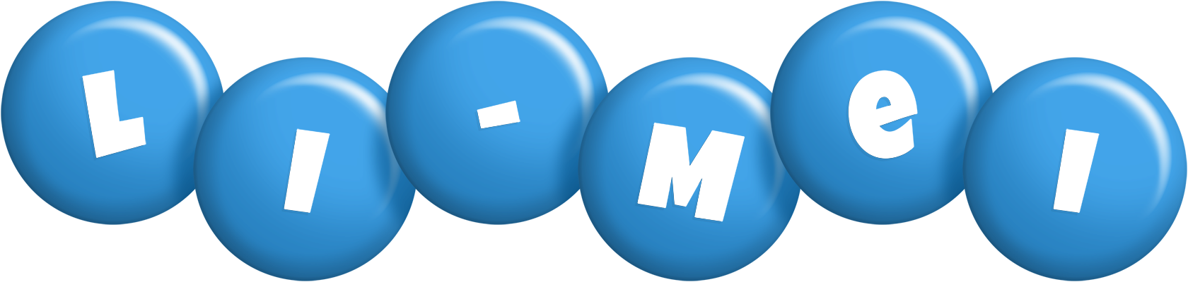 Li-Mei candy-blue logo