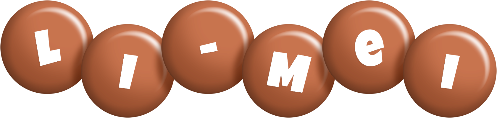 Li-Mei candy-brown logo